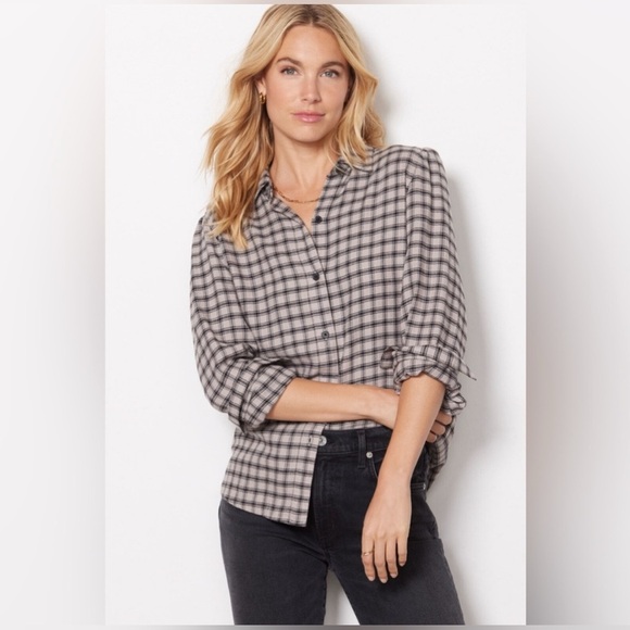 Rails Angelica Shirt Malt Onyx flannel button down - Picture 12 of 14